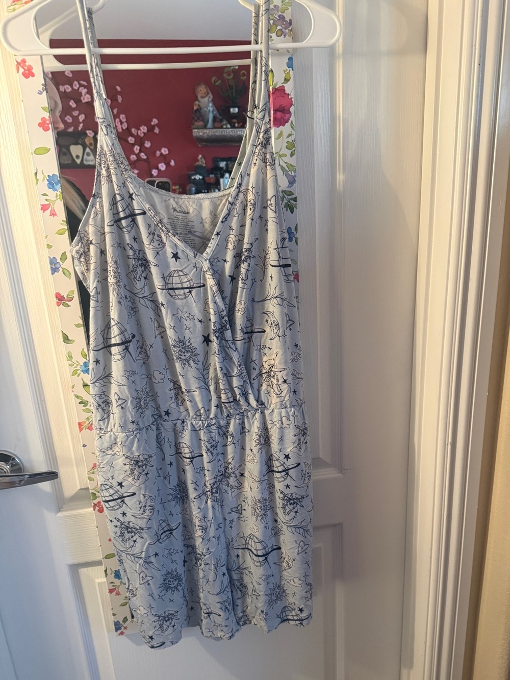 MeUndies celestial print shorts one piece